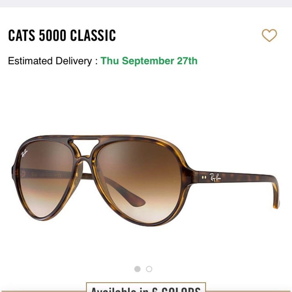 Cats 5000 Ray Ban Sun Glasses! Offers accepted